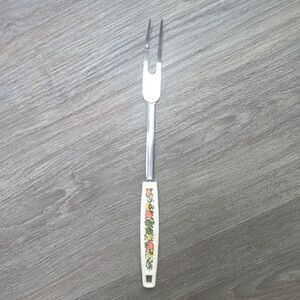 ❤️5/$25 Ekco Floral Stainless Steel Carving Fork